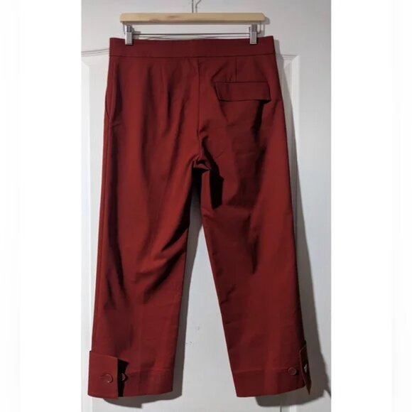 COS Red Ankle Cropped Pants - Picture 3 of 14